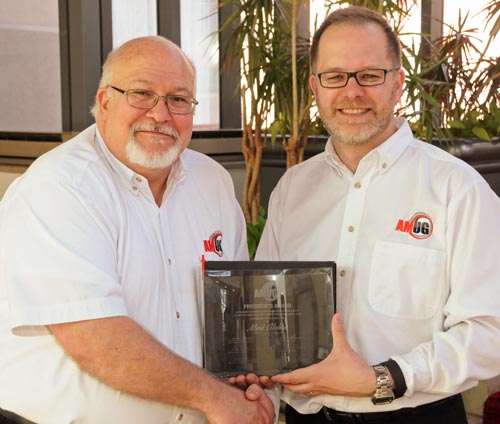 Mark Abshire Receives President’s Award from Additive Manufacturing Users Group